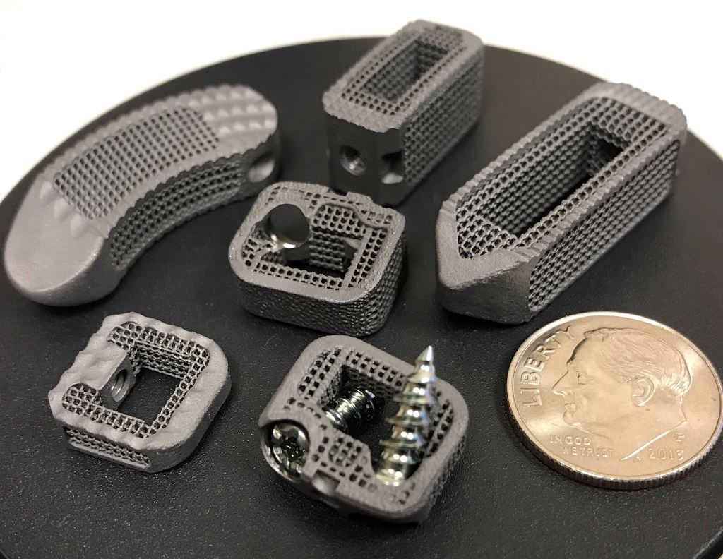  The Matrixx family of implants [Source: GE Additive] 