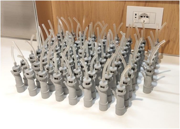 3D Printed Emergency Valves for Ventilators [Source:  CECIMO ]