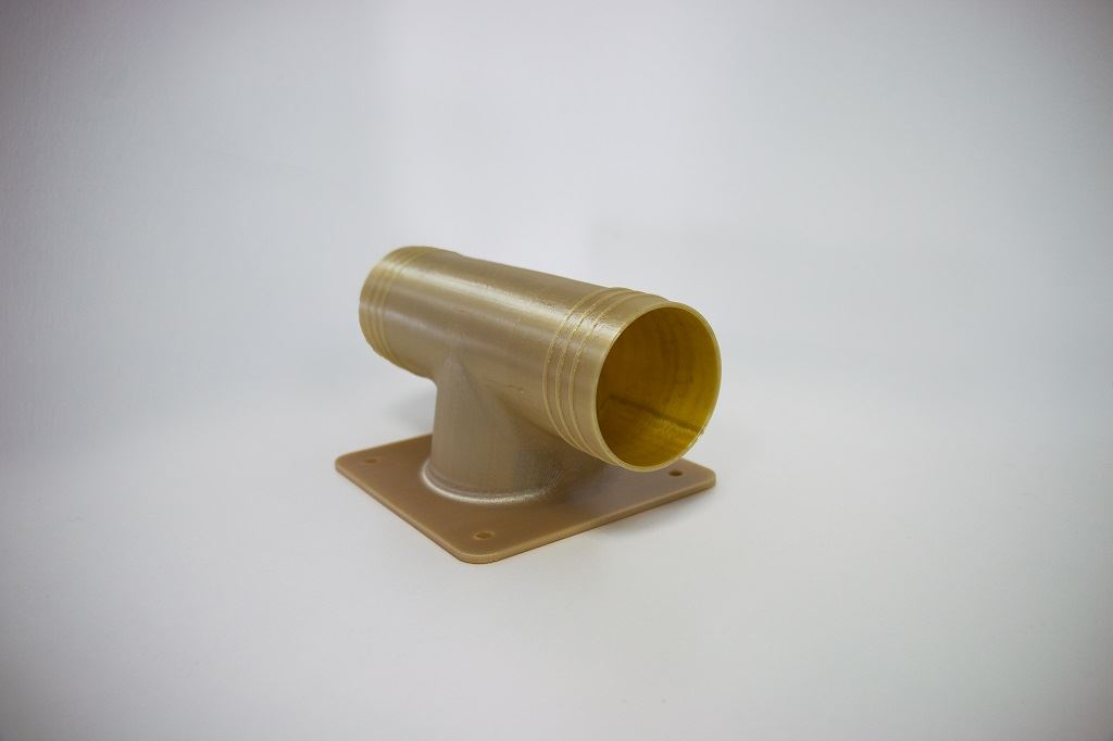  Final part: 3D printed aircraft ducting [Image: Stratasys] 