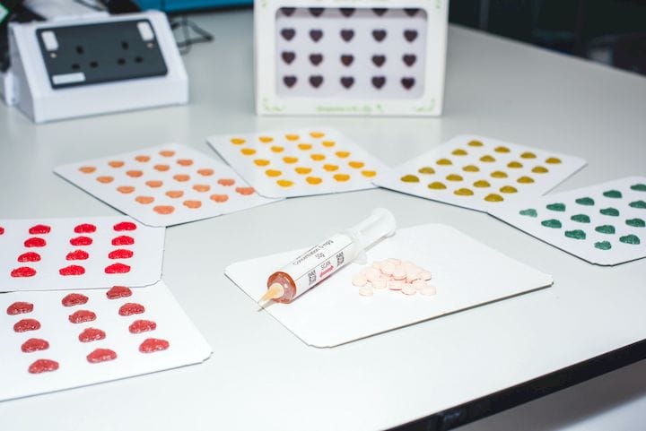  3D printed pills [Image: FabRx] 