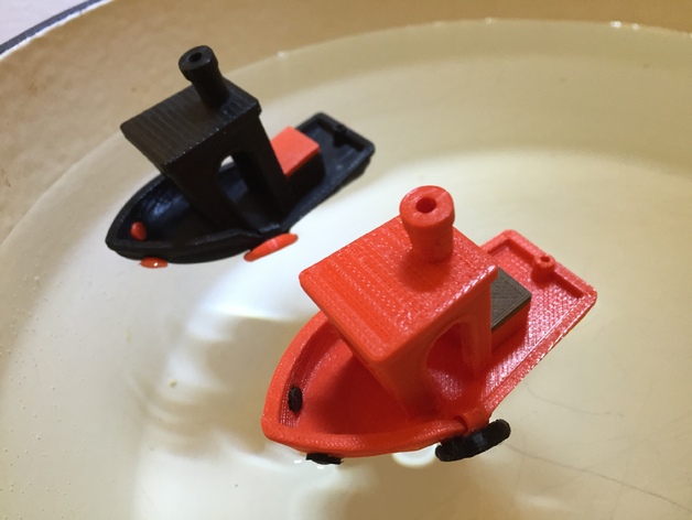  Yes, the #3DBenchy can float 