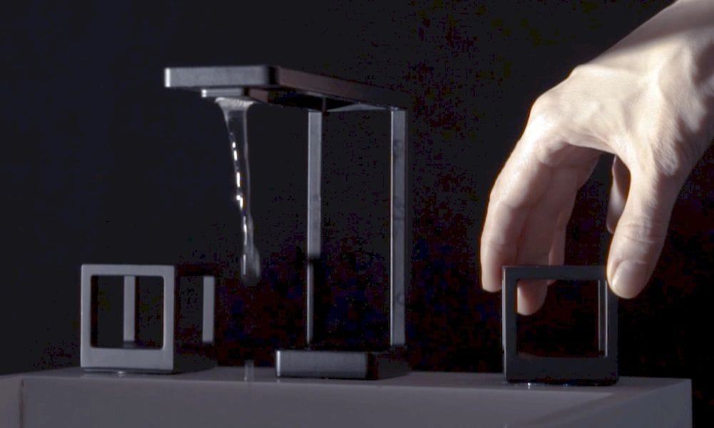  A 3D printed metal faucet design 