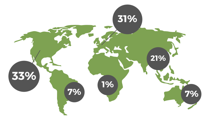  Global talent distribution in the 3D printing industry [Image: ADG] 