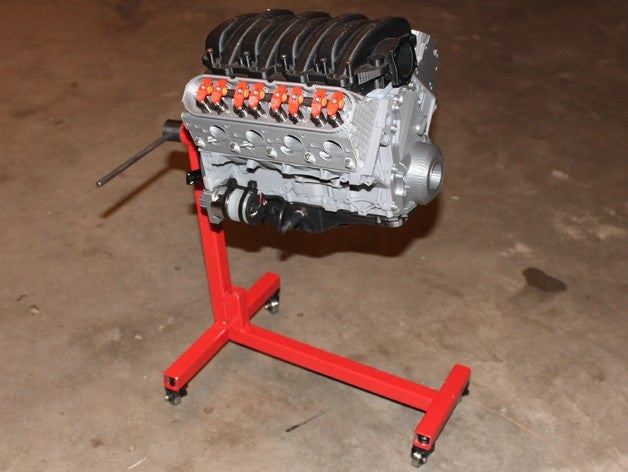  Chevy Camaro LS3 V8 Engine [Source:  Thingiverse ] 