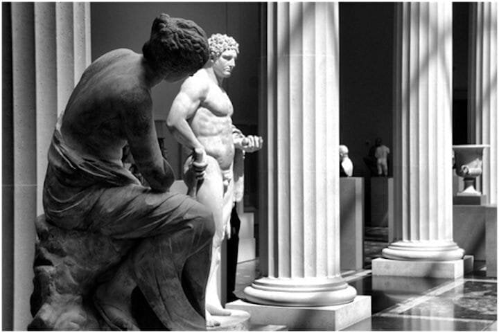  Classical sculptures made of stone [Source: Flickr] 