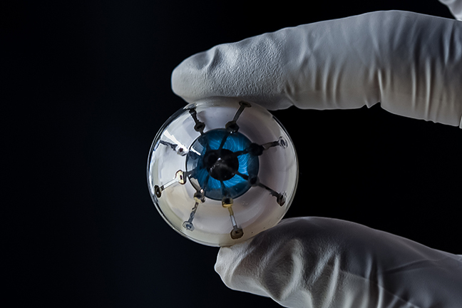   3D Printed Optoelectronic “Bionic Eye”  