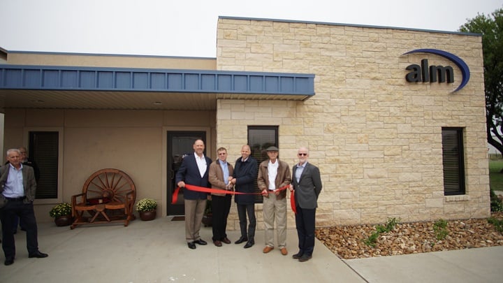  Ribbon cutting at ALM to celebrate the expansion [Image: EOS] 