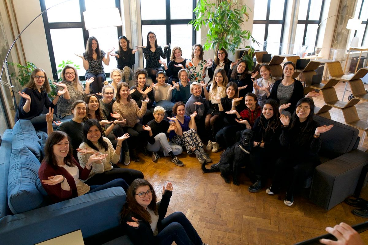  The women of Formlabs in #BalanceforBetter pose for International Women’s Day 2019 [Image: Formlabs] 