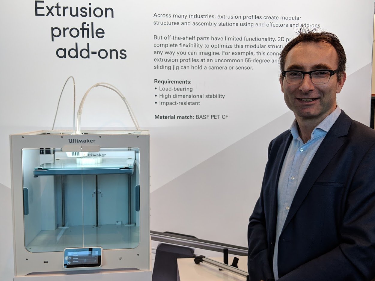  Siert Wijnia, Co-Founder and CTO, Ultimaker at formnext 2018 [Image: Fabbaloo] 