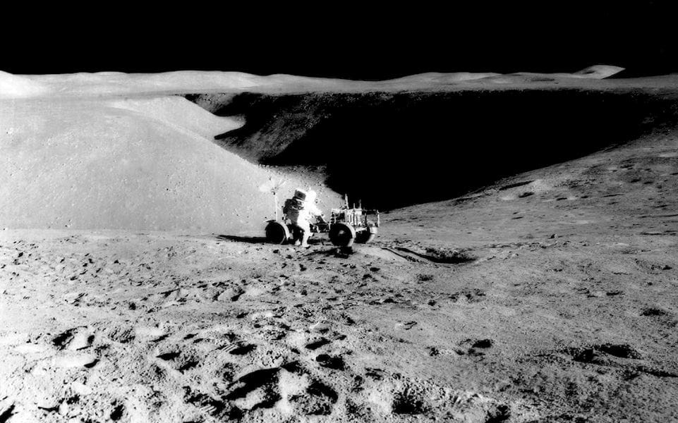  Not a 3D model: actual image of Hadley Rille, on the Moon 