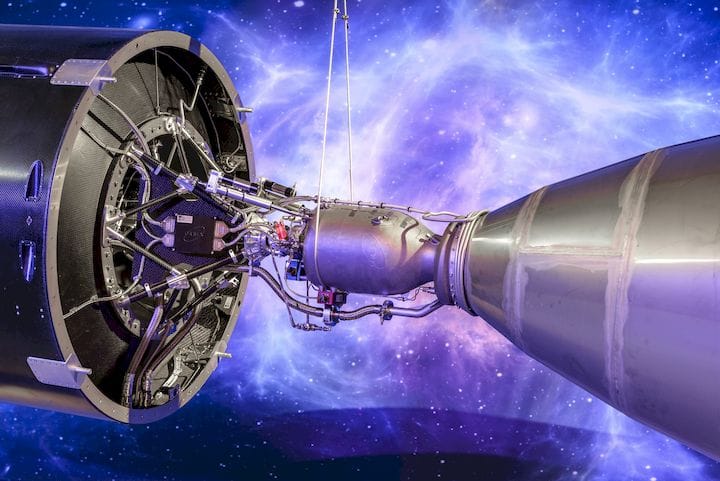  The Prime 3D printed rocket engine [Source: Orbex] 