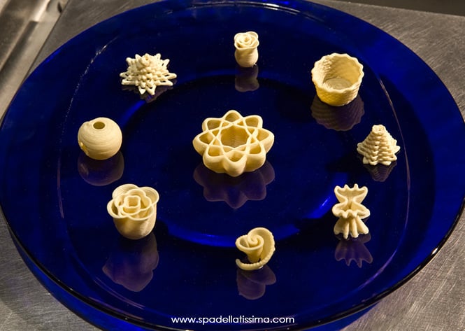  Barilla-Sponsored 3D Printed Pasta Competition [Source:  Spadellatissima ] 