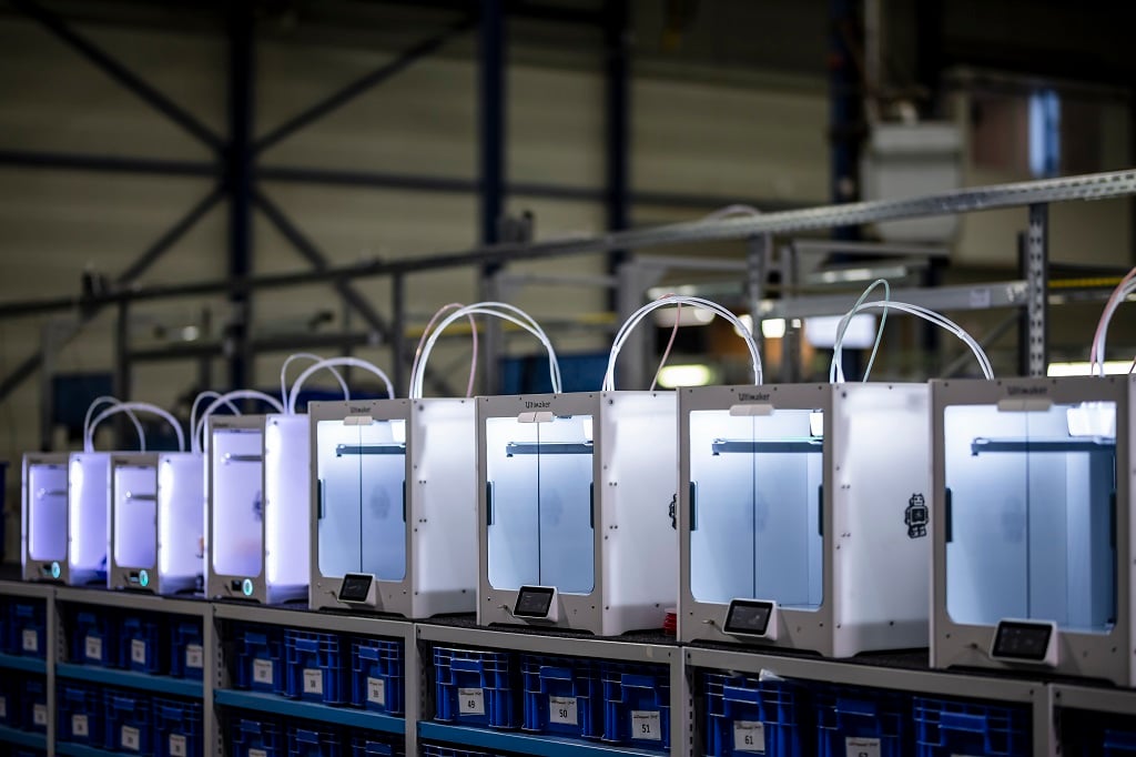  Ultimaker S5s ready for action [Image: Ultimaker] 