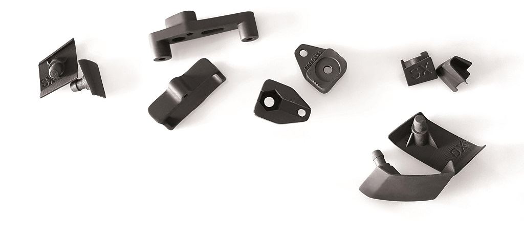  3D printed parts made in Windform P1 [Image: CRP Technology] 