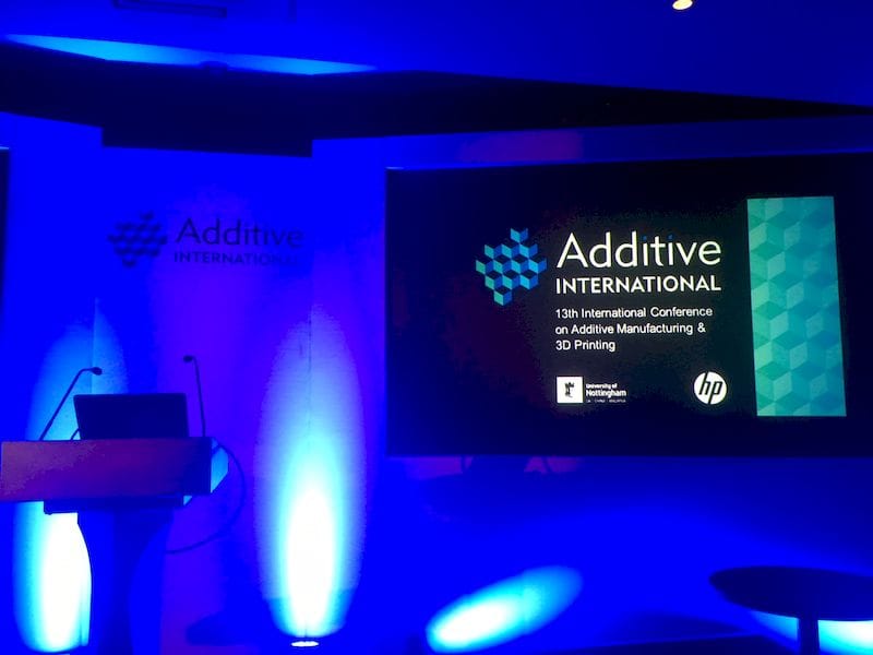  At the 13th Additive International Conference 