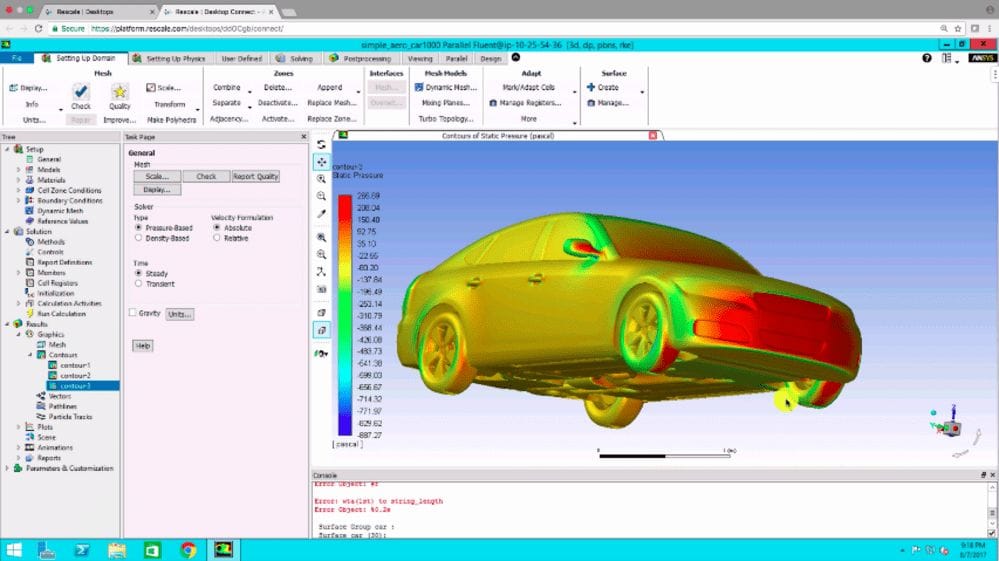  The ANSYS startup program 
