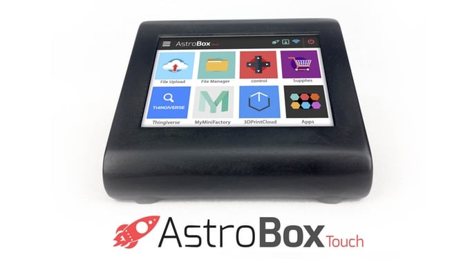  The AstorPrint AstroBox Touch set top box for 3D printers 