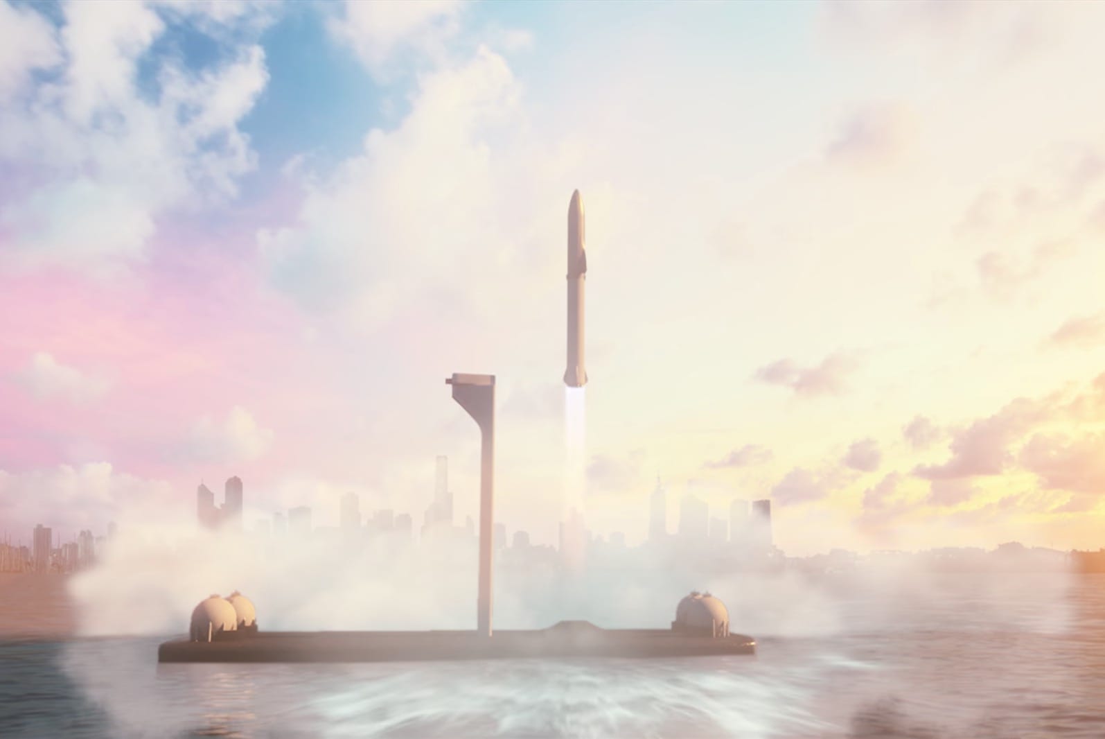 SpaceX's proposed gigantic BFR transport lifting off, and some of it will be 3D printed 