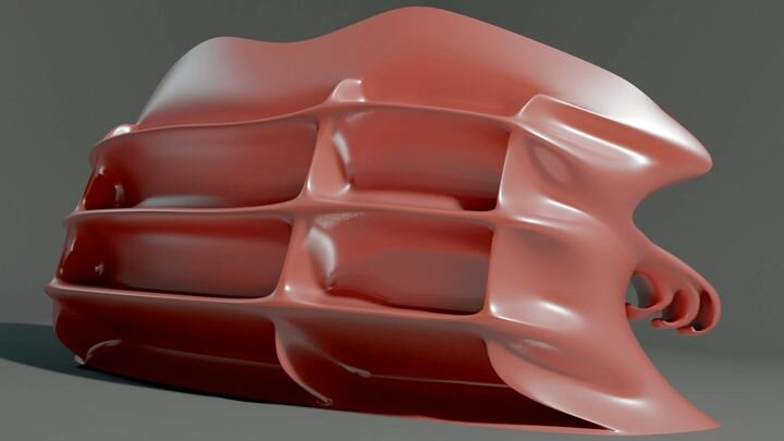  The bionic sofa 3D model [Source: CGTrader] 