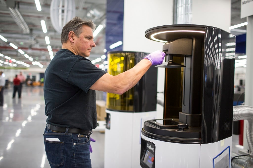  Carbon 3D printers installed at Ford’s Advanced Manufacturing Center [Image: Ford Motor Company] 