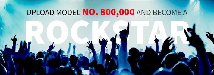 CGTrader’s Rock Star Competition To Celebrate Designer Of 800,000th 3D Model