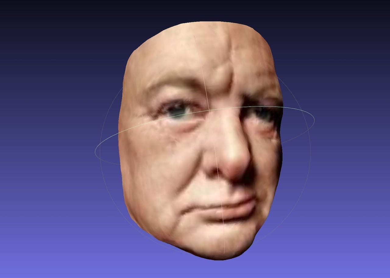  An incredible 3D Winston Churchill 