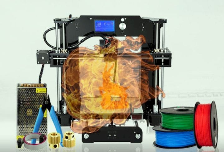  3D printers can literally catch on fire 