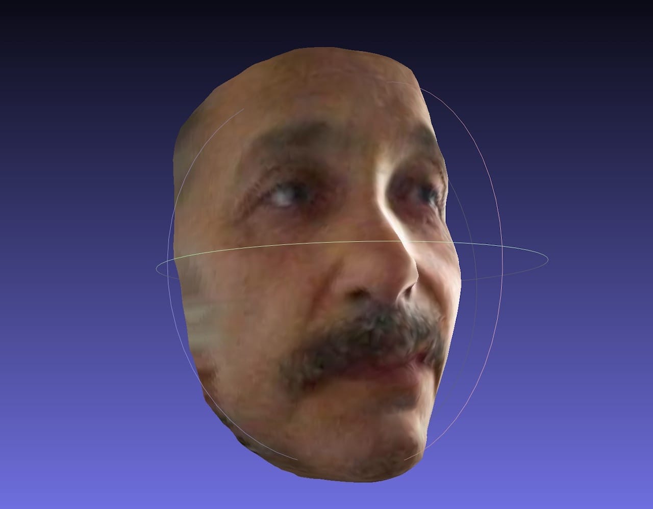  Albert Einstein in 3D, sans fuzzy hair 