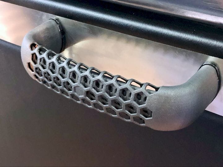  The 3D printed handle on ExOne’s X1 25PRO industrial 3D printer [Source: Fabbaloo] 