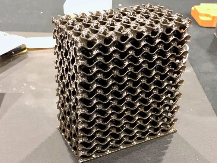  An extremely strong fiber-reinforced complex 3D print made by Fortify [Source: Fabbaloo] 