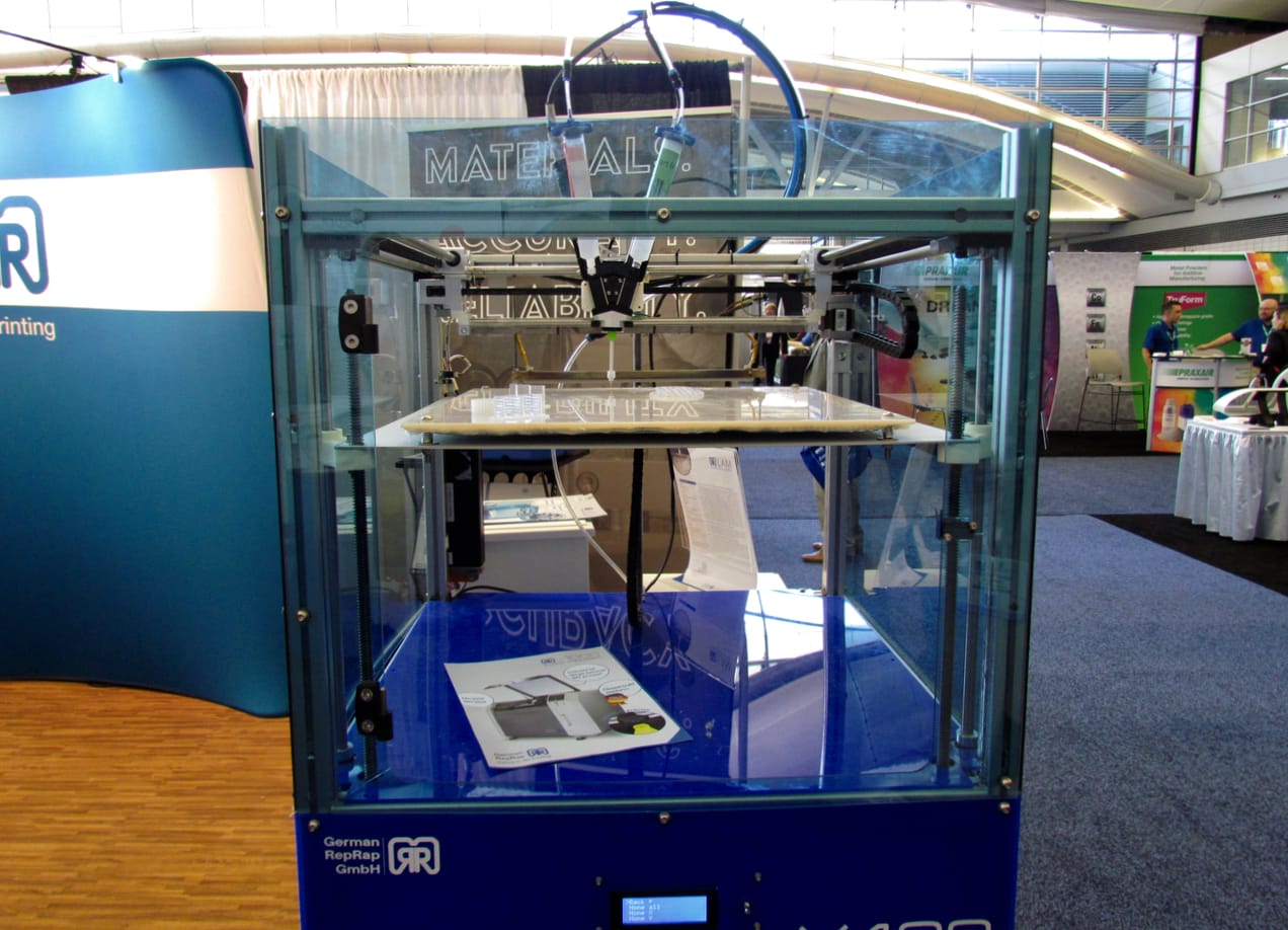  The German RepRap prototype silicone 3D printer 