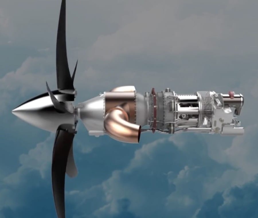  GE's advanced turboprop engine, made from 35% 3D printed parts 