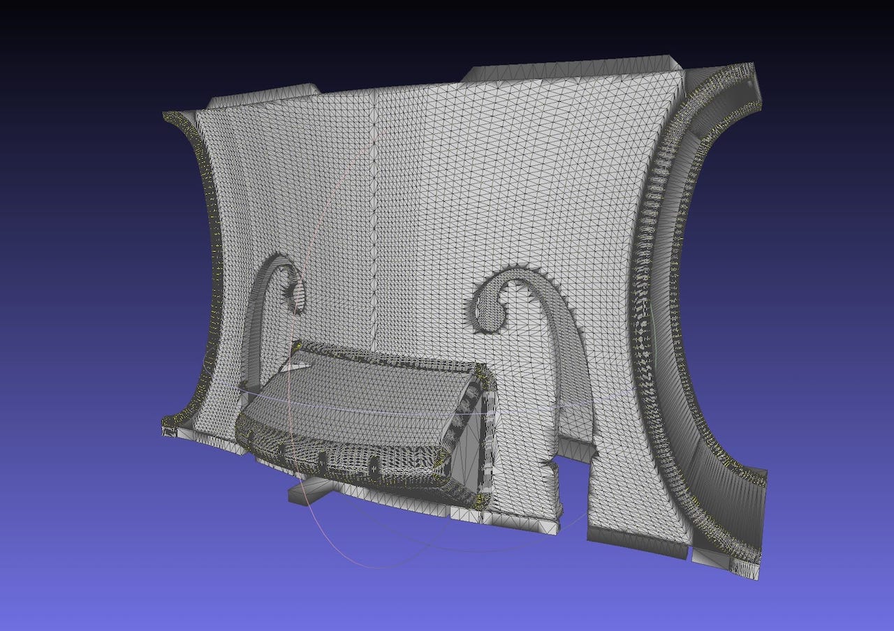  One of the STL 3D files for the 3D printable Hovalin 