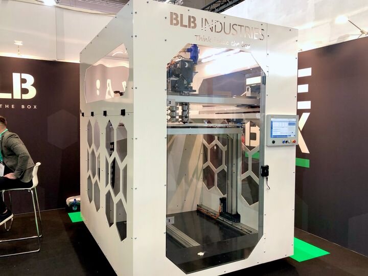  TheBox, a huge large-format 3D printer from BLB Industries [Source Fabbaloo]: 