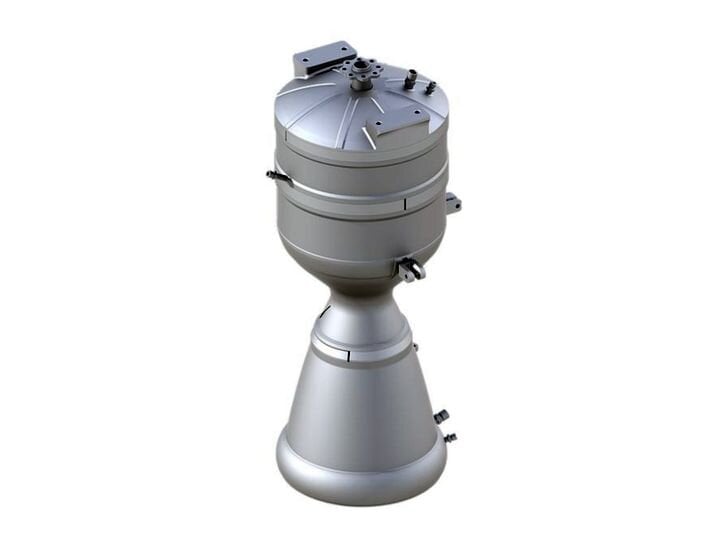  3D printed metal rocket engine for the SK-1 vehicle [Source: Skyrora] 