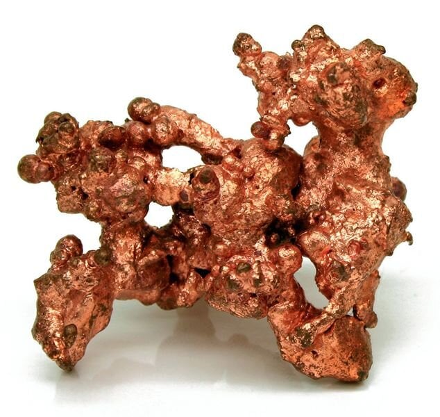  Pure copper [Source:  Wikipedia ] 