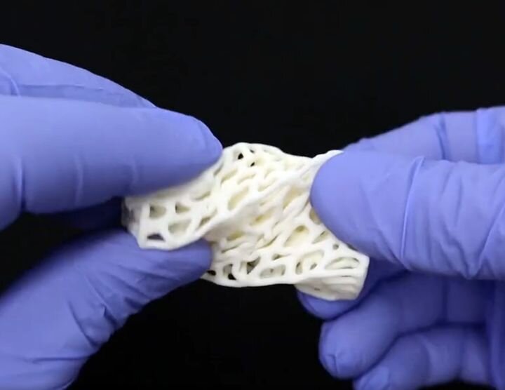  A flexible SLS 3D print [Source: Inkbit] 