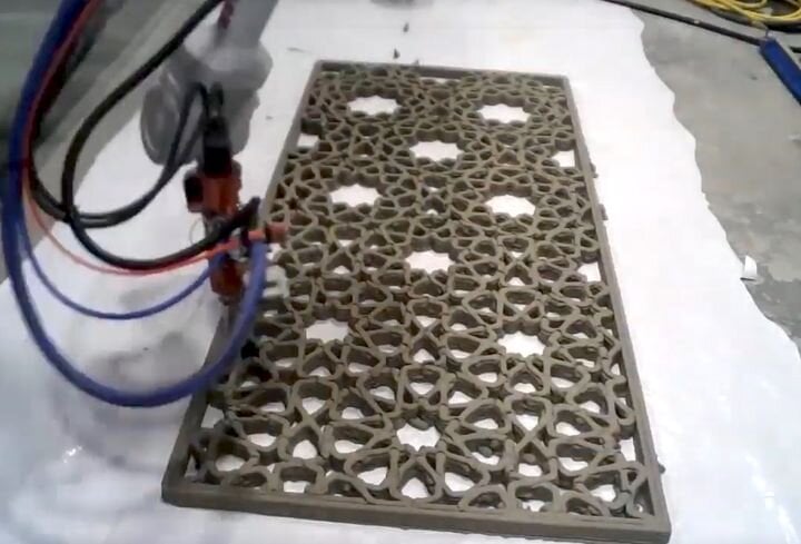 Example of a detailed concrete 3D print [Source: Twente Additive Manufacturing]