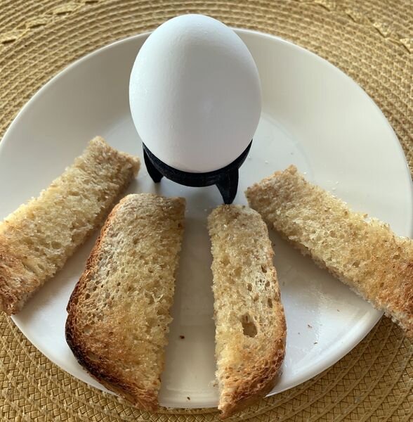 Dipping eggs, ready for breakfast [Source: Fabbaloo]