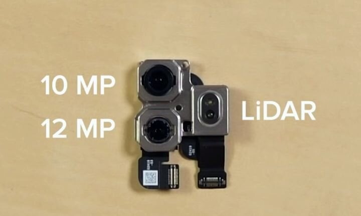 Apple’s new LiDAR sensor [Source: iFixit]