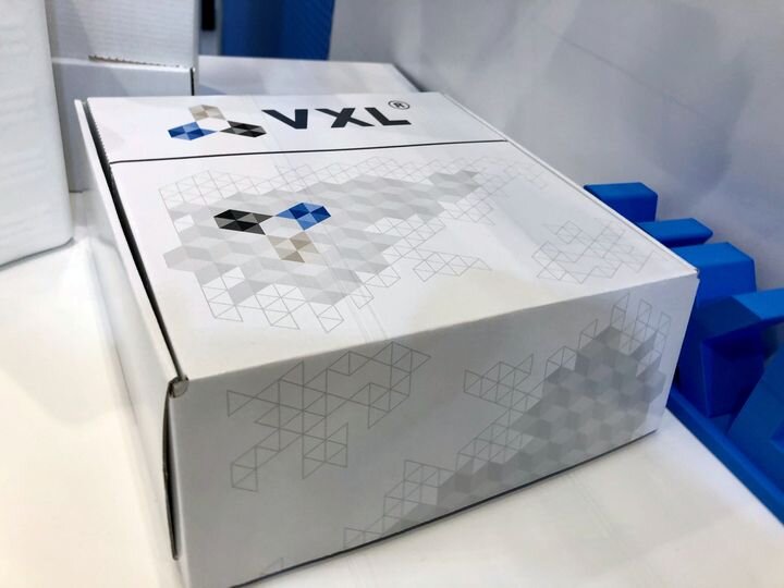  A box of VXL 3D printer filament [Source: Fabbaloo] 