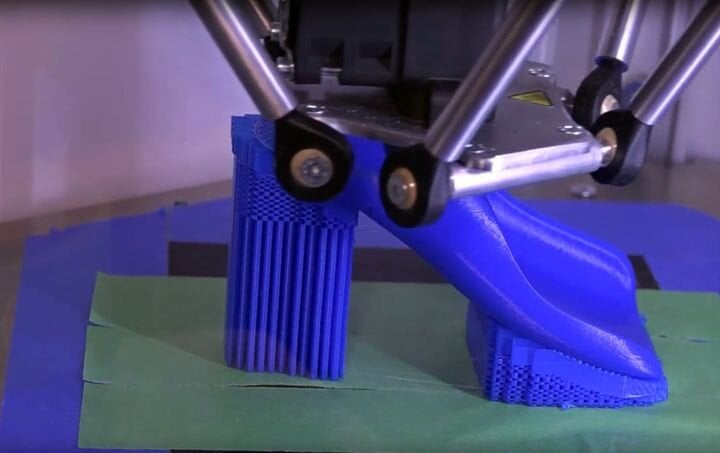  Vorum’s previous 3D printing option. Looks a bit less than optimal [Source: YouTube] 