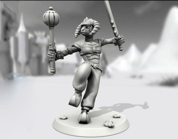  A unique custom-designed figurine 3D model in Hero Forge [Source: Fabbaloo] 