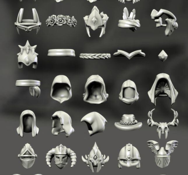  Some of the countless customization options in Hero Forge [Source: Fabbaloo] 