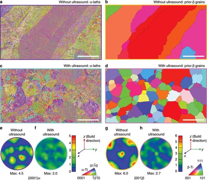  Microstructures revealed with and without ultrasound treatment [Source: Nature] 