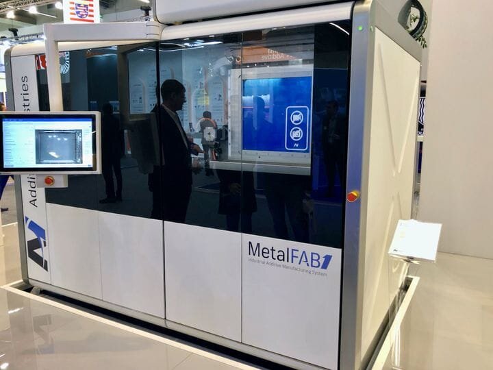  Smaller configuration of Additive Industries’ MetalFAB1 metal 3D printer [Source: Fabbalop] 