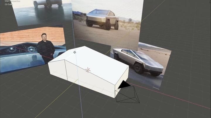  Designing the Tesla Cybertruck in Blender [Source: SolidSmack] 