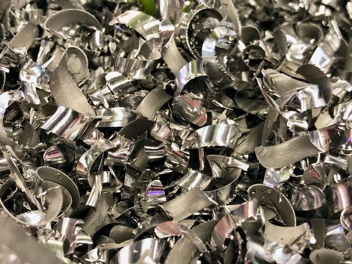  Metal scrap from CNC milling usable in the new ValCUN metal 3D printing process [Source: Fabbaloo] 