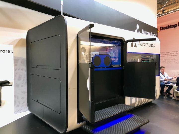  Recent prototype of Aurora Labs’ RMB metal 3D printer [Source: Fabbaloo] 