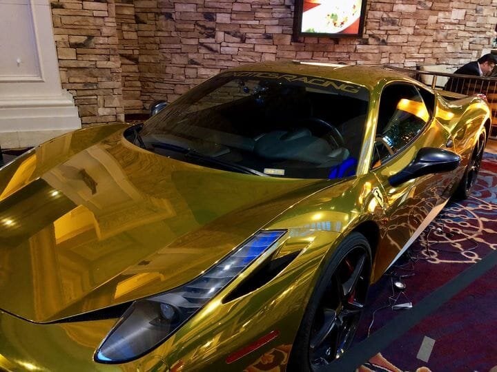  A gold-plated car [Source: Fabbaloo] 